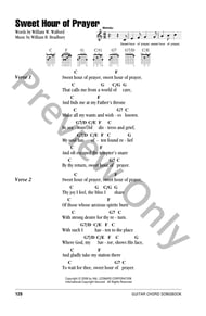 Sweet Hour of Prayer Guitar and Fretted sheet music cover